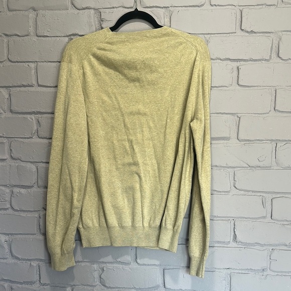 NWOT Polo by Ralph Lauren Men's Beige V-Neck Sweater size L - Picture 4 of 5